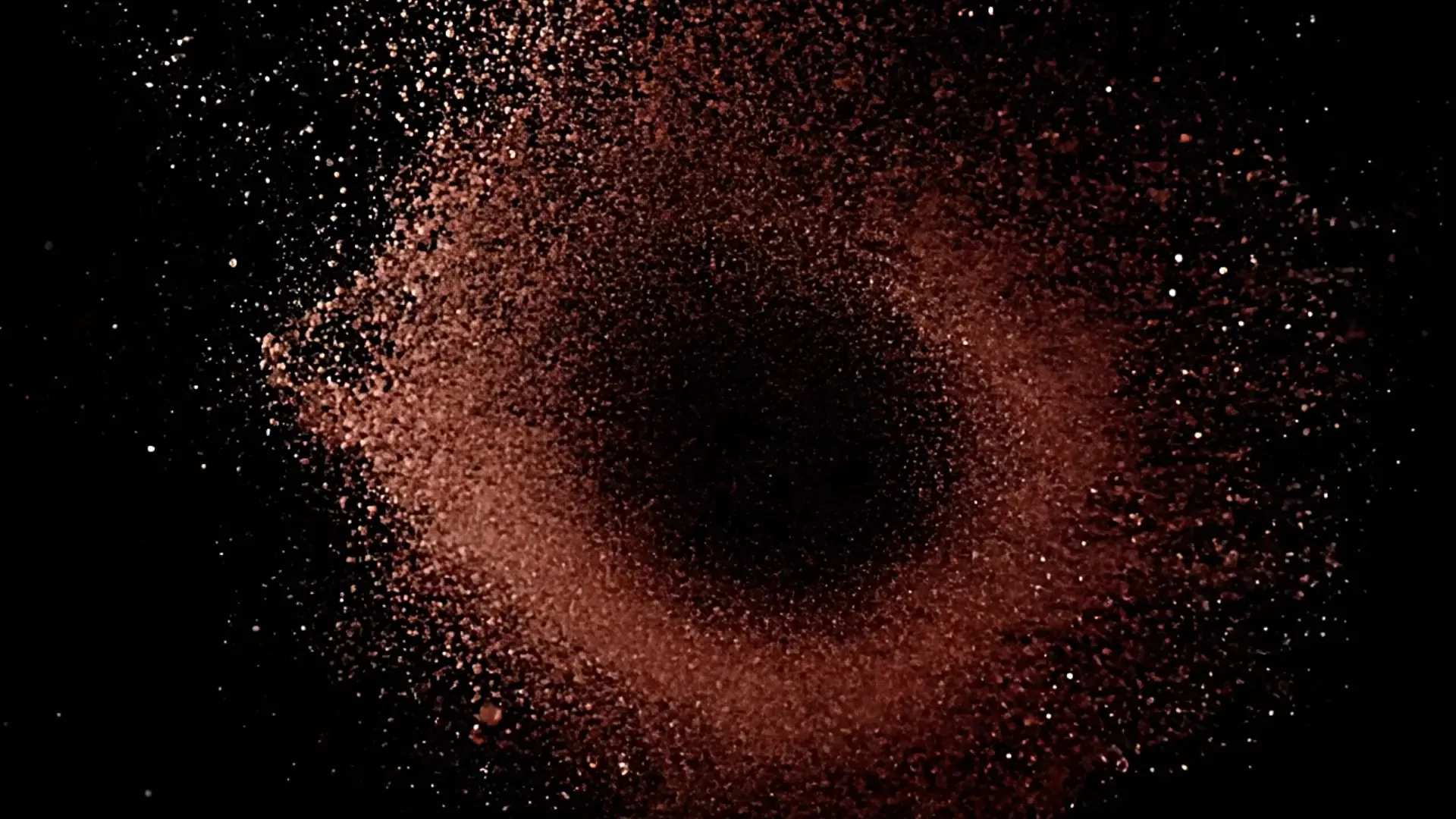 Explosive Particle Burst Overlay for Logo Animation